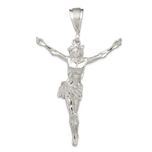 Sterling Silver Corpus (Crucified Christ) Pendant - QC-D21D7EF2-1612