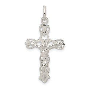 Sterling Silver Crucifix Charm - QC-A440A1F1-8024