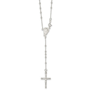 Sterling Silver Crucifix Necklace - QH-B64D58FC-1405