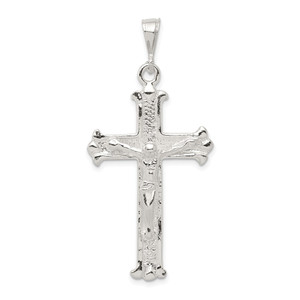 Sterling Silver Crucifix Pendant - QC-697622FF-1012