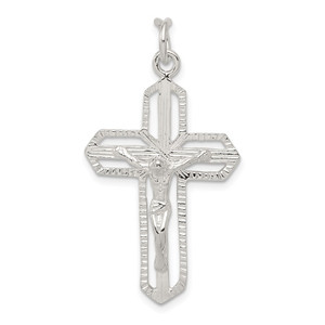 Sterling Silver Crucifix Pendant - QC-B45CC3C3-7193