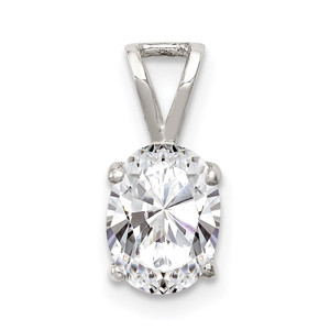 Sterling Silver CZ Pendant - QP-47FDF3E5-3168