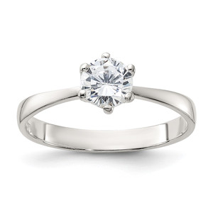 Sterling Silver CZ Ring - QR-6F6A61D1-1350