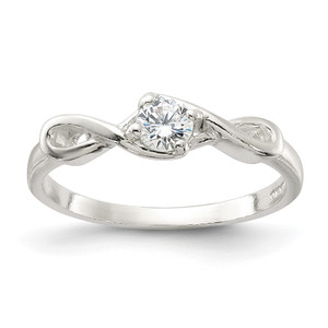 Sterling Silver CZ Ring - QR-D81A8997-6150