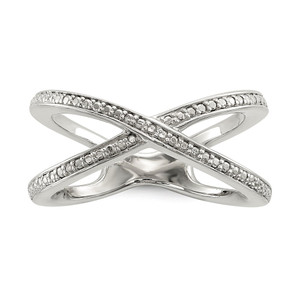 Sterling Silver Diamond Accent Ring - QR-C1C72E39-6478