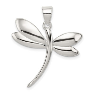 Sterling Silver Dragonfly Pendant - QC-E6713BCF-5050