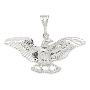 Sterling Silver Eagle Pendant - QC-F2194B7A-6789