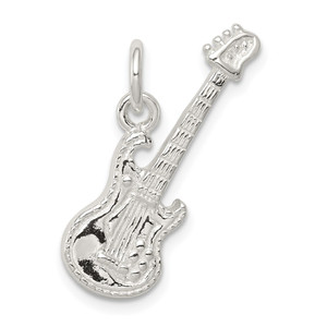 Sterling Silver Electric Guitar Charm - QC-0EB691D5-8391