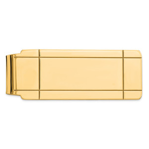 Sterling Silver Gold-plated Money Clip - QQ-218AB7F0-5621