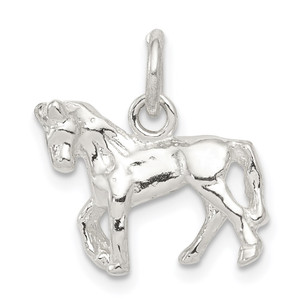 Sterling Silver Horse Charm - QC-0C7D7B11-5763