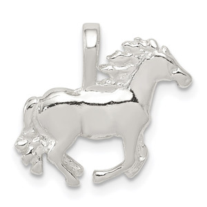 Sterling Silver Horse Charm - QC-25CCC6D1-7366
