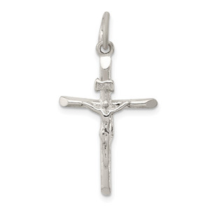 Sterling Silver INRI Crucifix Pendant - QC-530B40F0-8887