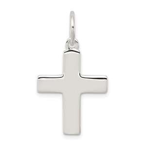 Sterling Silver Latin Cross Charm - QP-24941AA9-7245