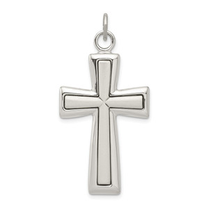 Sterling Silver Latin Cross Pendant - QC-16E899CA-1713