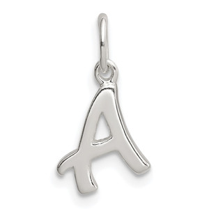 Sterling Silver Letter A Initial Charm - QC-898742A4-8473