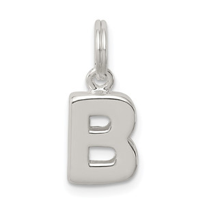 Sterling Silver Letter B Initial Charm - QC-5F96FB08-2322