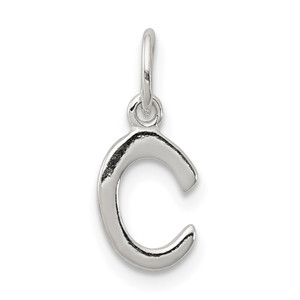 Sterling Silver Letter C Initial Charm - QC-C0F8B4EA-6732