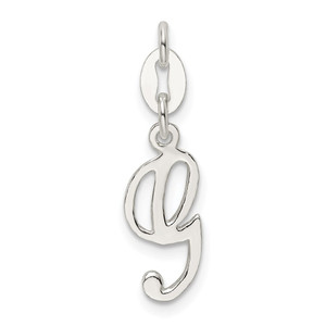Sterling Silver Letter G Initial Charm - QC-4C0FD55F-6166