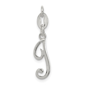 Sterling Silver Letter I Initial Charm - QC-093CBE59-9865