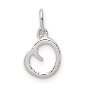 Sterling Silver Letter O Initial Charm - QC-75534CC0-2329