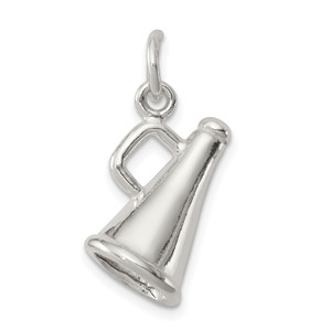 Sterling Silver Megaphone Charm - QC-B6BDFAC2-8022