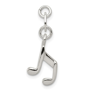 Sterling Silver Music Note Charm - QC-0D16BCB8-2030