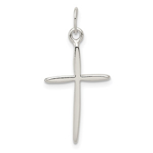 Sterling Silver Passion Cross Charm - QC-08434BB5-6084