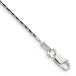 Sterling Silver Polished .90mm Octagonal Snake Chain - QO-1860F49C-5163