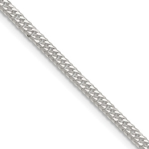 Sterling Silver Polished 3.0mm Double Diamond-cut Curb Chain - QD-3AF55CAF-9539