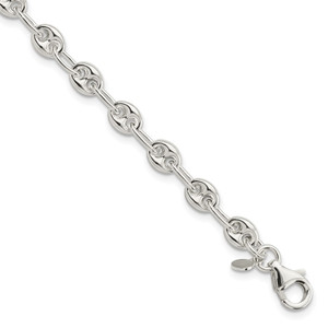 Sterling Silver Polished Fancy Link Bracelet - QG-29B3E27C-2505