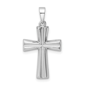 Sterling Silver RH Polished Cross Pendant - QC-F559D742-2683