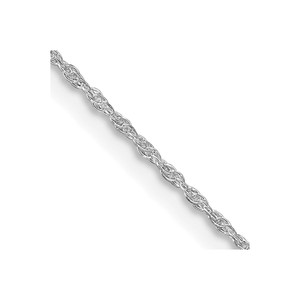 Sterling Silver Rhodium-plated 1.25mm Loose Rope Chain - QP-E2577FDD-1457