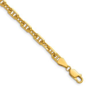 14k 5.0mm D/C Mariner Anchor Chain - MA-B5DE117C-2786