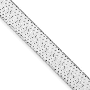 Sterling Silver Rhodium-plated 10.5mm Magic Herringbone Chain - QH-E3E80C05-5138