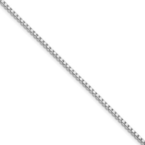 Sterling Silver Rhodium-plated 2mm Box Chain - QB-A1D629ED-4959