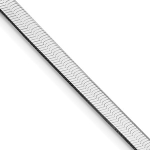 Sterling Silver Rhodium-plated 3.5mm Magic Herringbone Chain - QH-385039B2-6498
