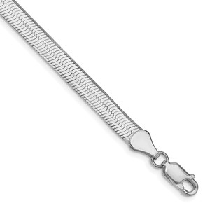 Sterling Silver Rhodium-plated 5.25mm Magic Herringbone Chain - QH-FDAEAFCF-9747