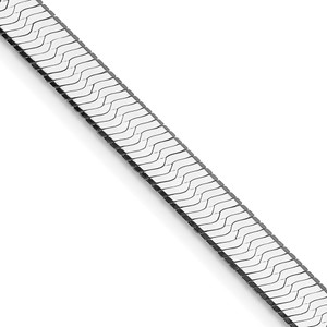 Sterling Silver Rhodium-plated 7.3mm Magic Herringbone Chain - QH-17AAEAF9-8541