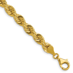 14k 6.7mm Regular Rope Chain - 04-A0AD9D3B-4433