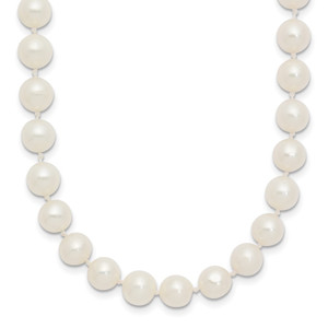 14k 6-7mm White Near-Round Freshwater Cultured Pearl 20 inch Necklace