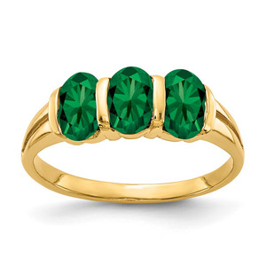 14k 6x4mm Oval Mount St. Helens ring - Y2-3440D2FB-3474