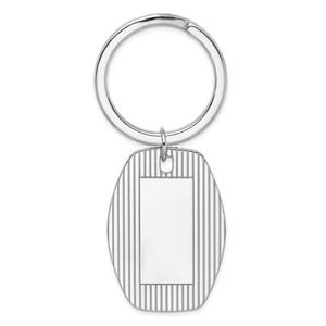 Sterling Silver Rhodium-plated Key Chain - QQ-CC2D62F1-5134