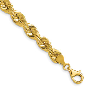 14k 7.5mm Regular Rope Chain - 05-B944DD39-8140