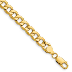 14k 7.5mm Semi-Solid Curb Chain - BC-6D359482-9357