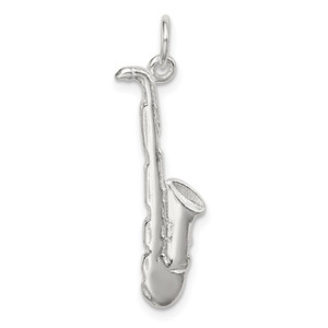 Sterling Silver Saxophone Charm - QC-6057DEA5-7980