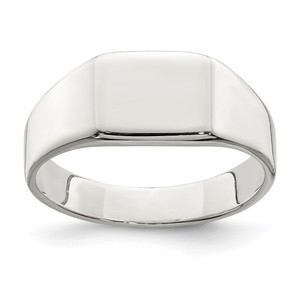 Sterling Silver Signet Ring - QR-DDD4B2E3-9414