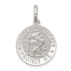 Sterling Silver St. Christopher Medal - QC-B22536C3-5954