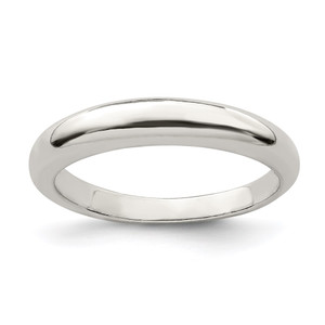 Sterling Silver Stackable Band - QR-43FDEEED-4602