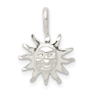 Sterling Silver Sun Charm - QC-5DE6E100-9425