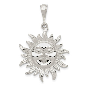 Sterling Silver Sun Pendant - QC-41708E03-4891